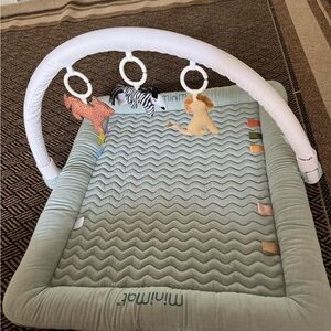 DockATot Minimat Baby Playmat
 Mint Green Baby Play Mat with Animal Toys